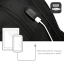 Mochila Portatil 15.6&quot; Negro - con puerto USB