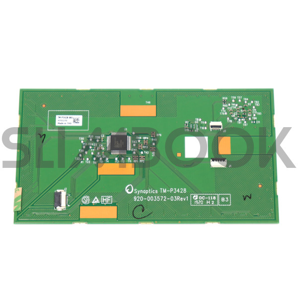 Clickable touchpad sensor bed with fingerprint reader (Base 15)